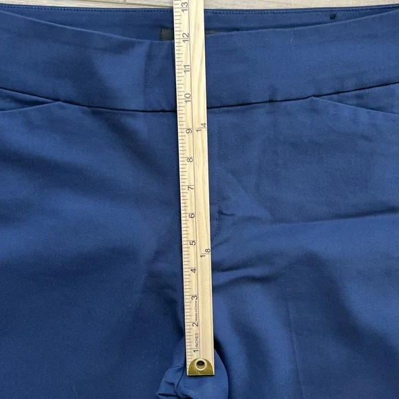 Liverpool Pants Womens 16/32 Navy Blue Bootcut Maille‎ LM5099MT Stretch Office - Picture 5 of 11